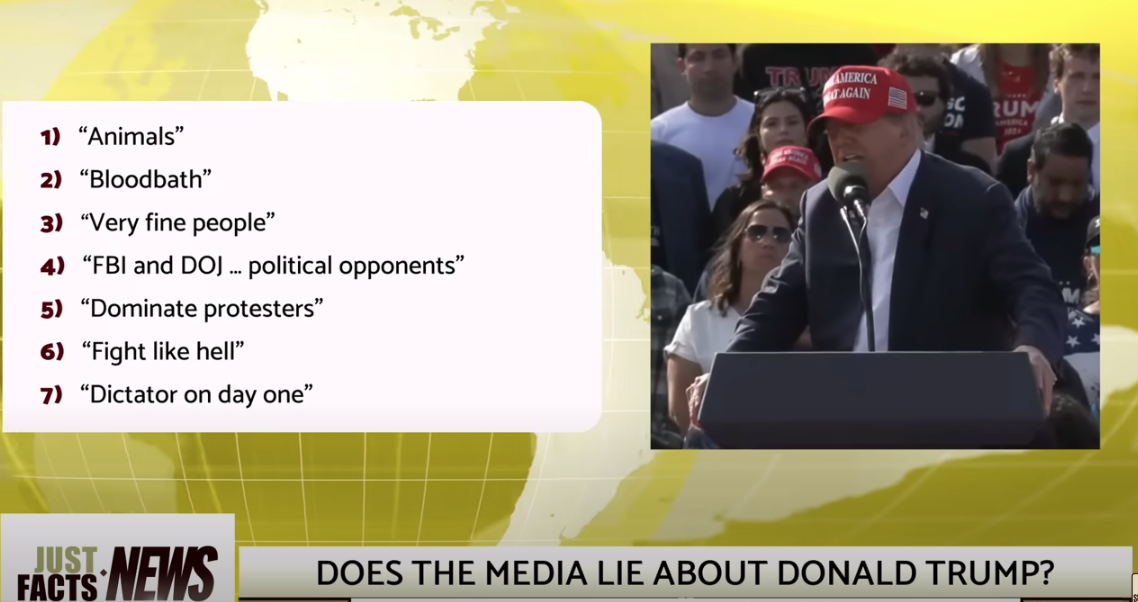 Center Image of Trump News Christmas Time Trip