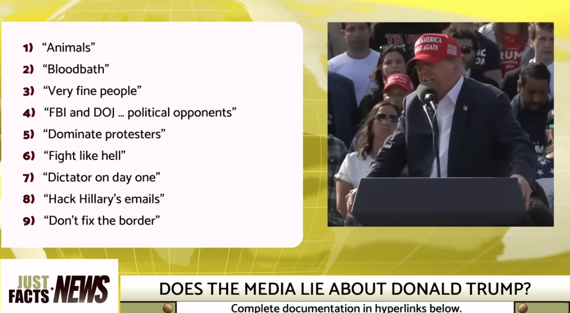 Center Image of Trump News Christmas Time Trip