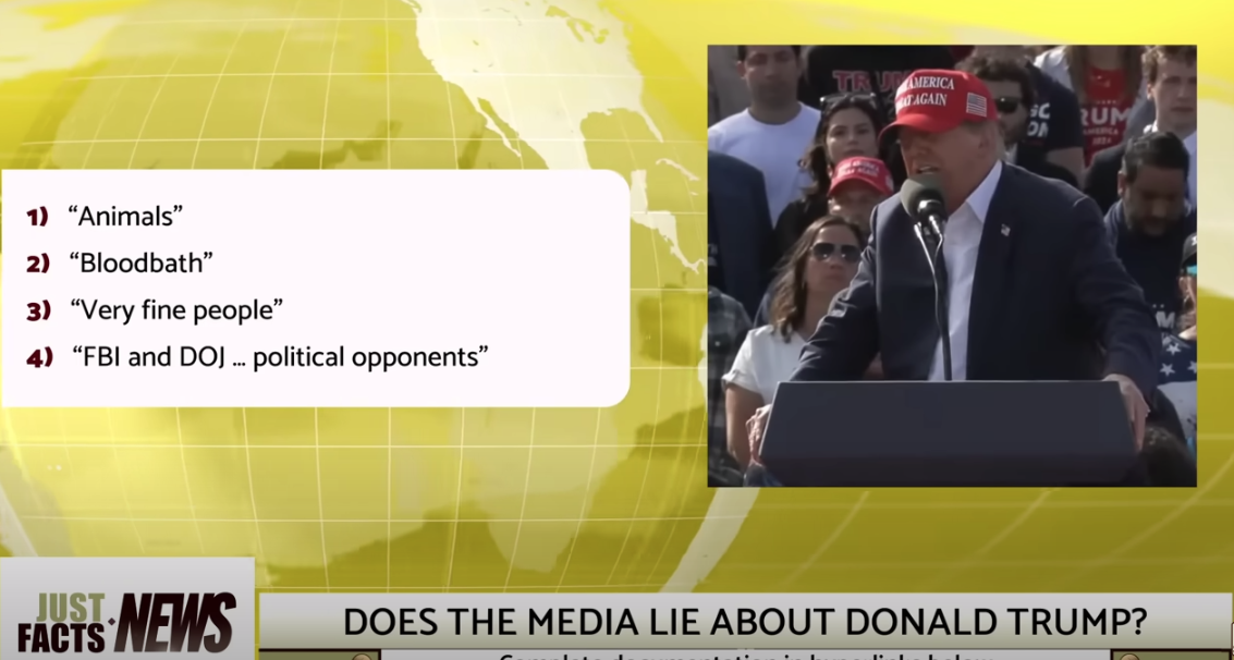 Center Image of Trump News Christmas Time Trip