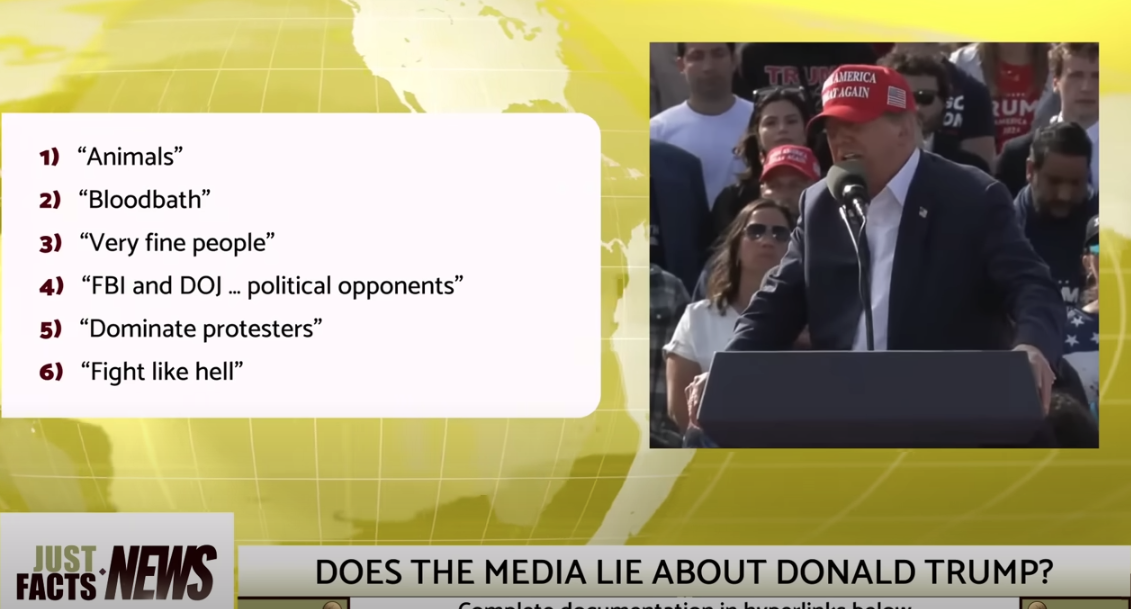 Center Image of Trump News Christmas Time Trip