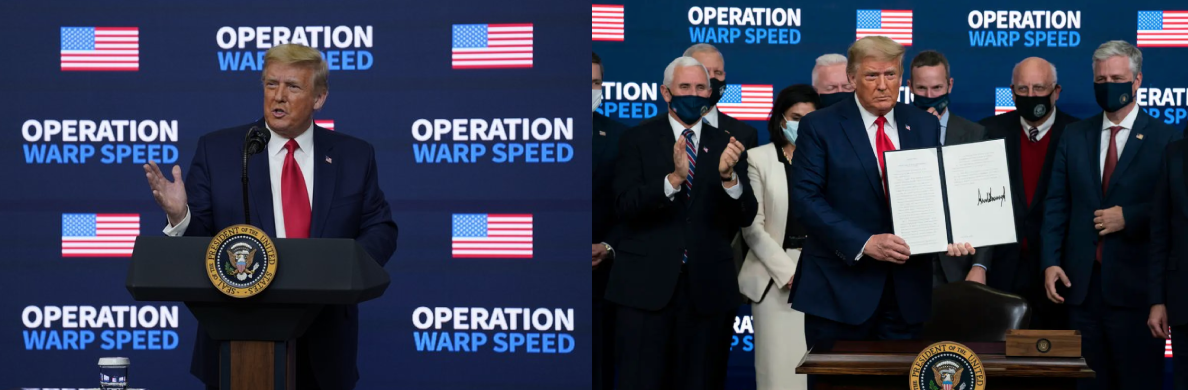 Center Image of Operation Warp Speed