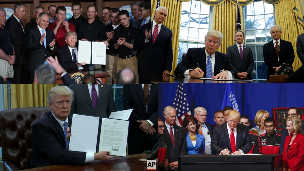 Center Image of Sign Bring Jobs Back