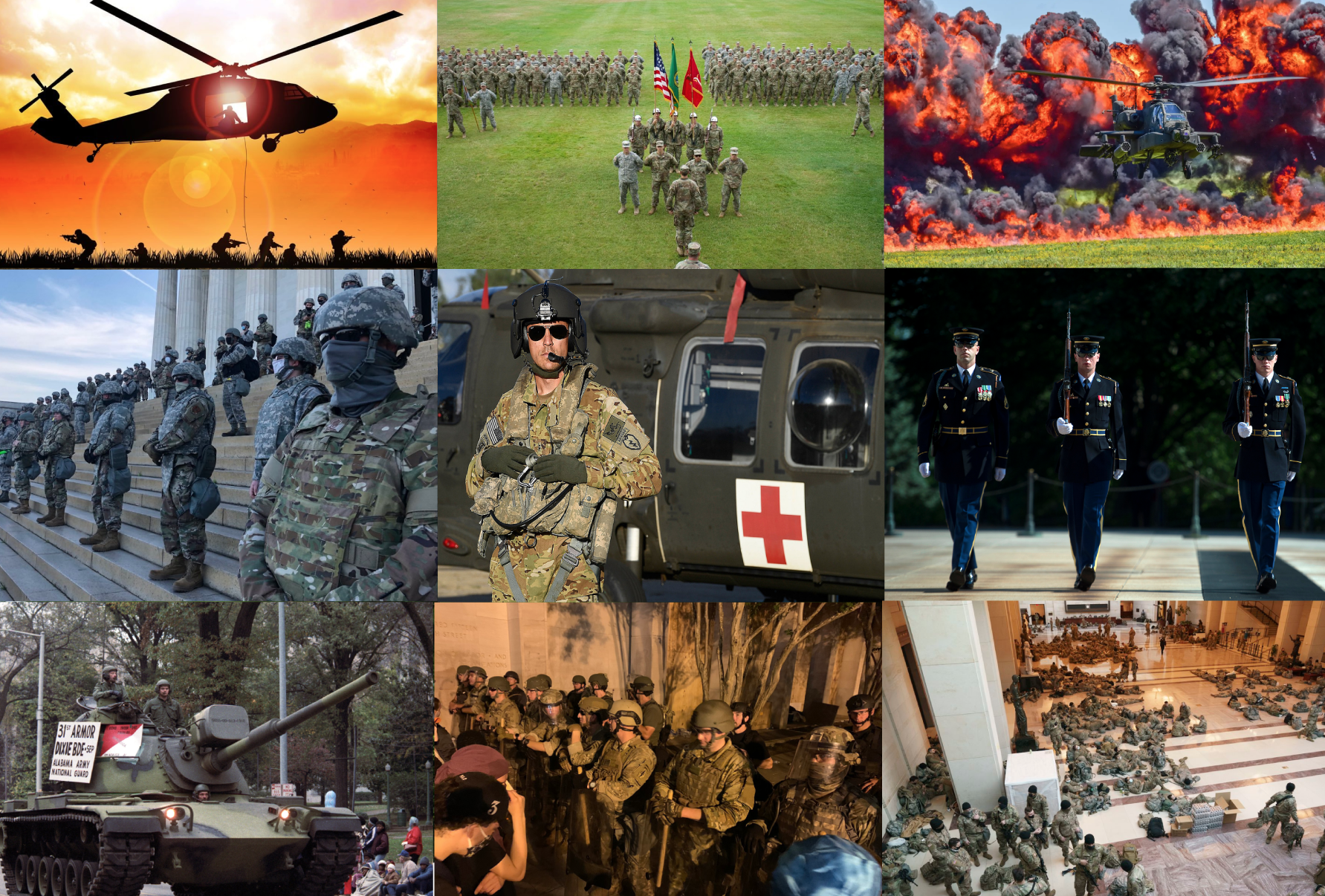Center Image of U.S. Army National Guard 3