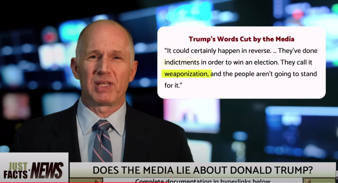 Center Image of Trump News Christmas Time Trip